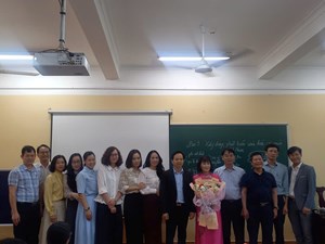 Khoa Xây dựng Đảng tổ chức thao giảng cấp khoa năm 2026